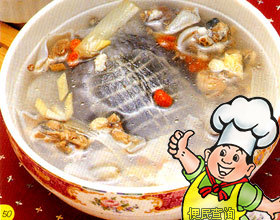 枸杞蒸甲鱼的做法