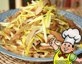 炒三丝(一)的做法