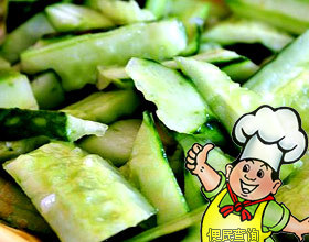 芥末拌黄瓜的做法
