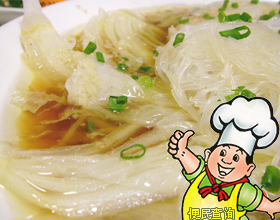 粉丝烩白菜的做法