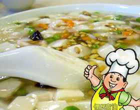 八宝豆腐羹的做法