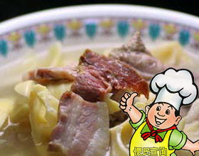 竹笋烧咸肉的做法