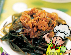 辣酱肉末烧海带