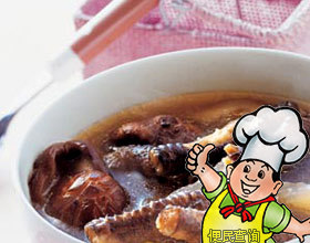 笋菇凤爪汤的做法
