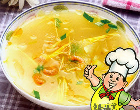 海米冬瓜汤的做法