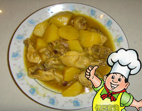 咖喱煮鸡块的做法