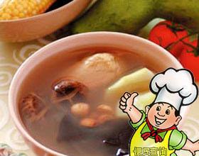 银杏薏米莲子冬菇汤的做法