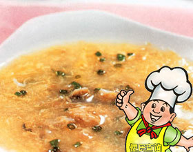 火腿粟米鸡蓉虾仁羹的做法