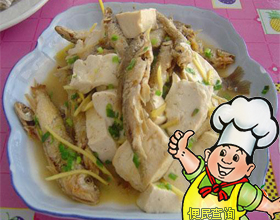 粉葛银鱼豆腐汤