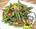 豇豆烧肉的做法