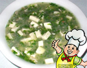 荠菜肉丝豆腐羹的做法