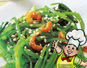 海米拌菠菜的做法