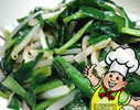 绿豆芽炒韭菜的做法
