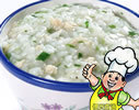 空心菜瘦肉粥
