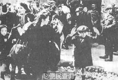 德国将华沙的犹太人驱进犹太人居住区