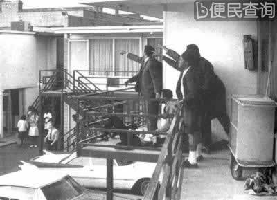 美国黑人领袖马丁·路德·金遇刺身亡