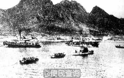 日军在山东登陆