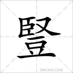 豎