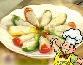 彩椒山药的做法