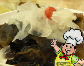 香油拌双耳的做法