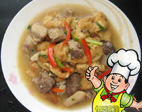 豆腐泡烧肉