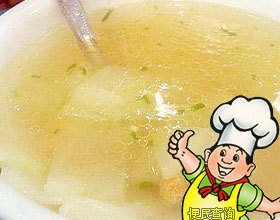 酸辣冬瓜汤的做法