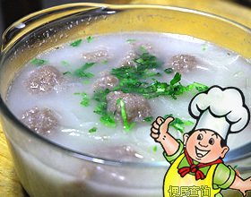 冬瓜炖羊肉丸的做法