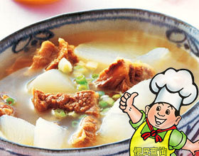 萝卜炖牛肉的做法