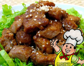 煎五香里脊肉