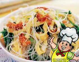 炒合菜的做法