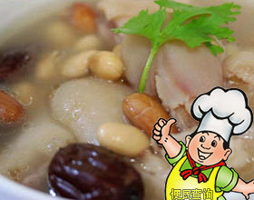 眉豆煲猪手汤的做法