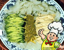 黄瓜粉皮拌鸡丝