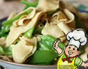 尖椒炒干豆腐