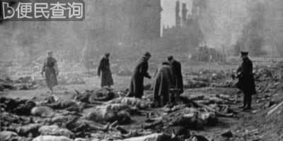 盟军飞机开始轰炸德累斯顿