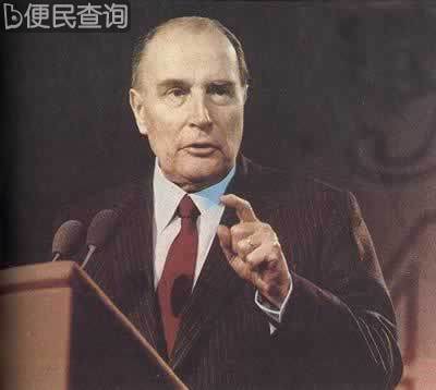 密特朗成为法国第一个社会党人总统