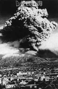 维苏威火山爆发