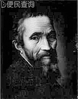 意大利艺术家米开朗琪罗完成大卫巨像雕刻