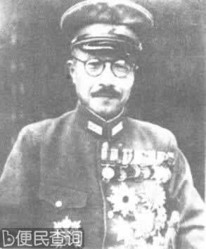日本战犯东条英机自杀未遂