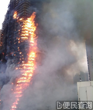 上海静安区住宅楼发生特大火灾