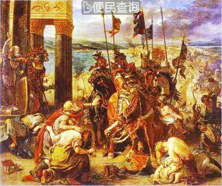 罗马皇帝君士坦丁大帝逝世