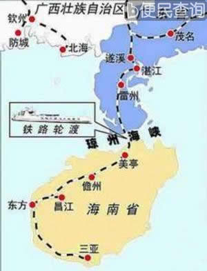 我国兴建首条跨海铁路