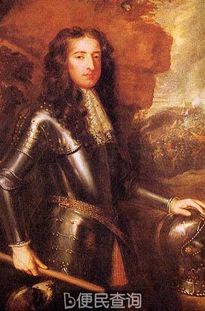 英国国王威廉三世逝世