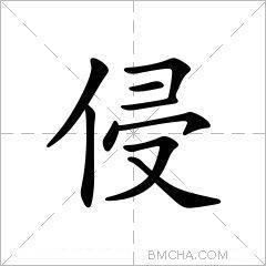 侵